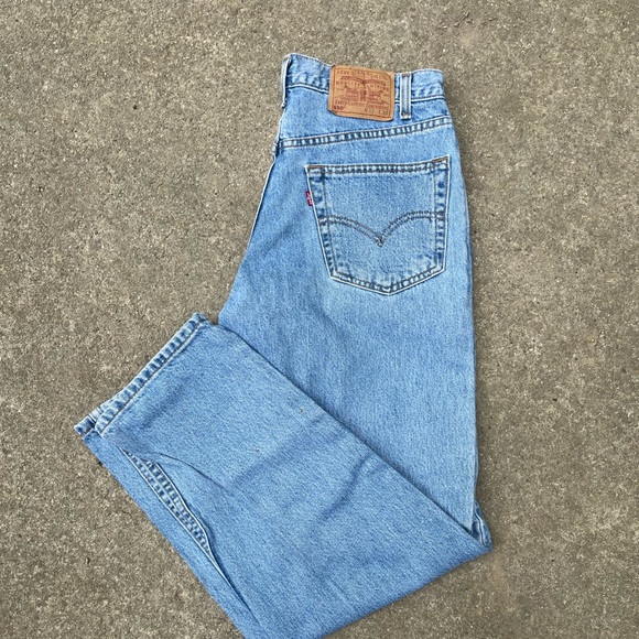 Vintage 90s Levi’s 505 light wash baggy jeans - Picture 1 of 4